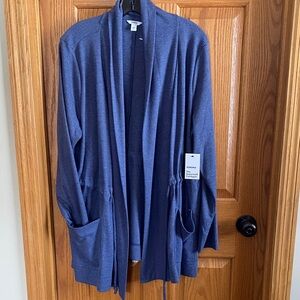 New! Sonoma Blue Women's Open Front Cardigan